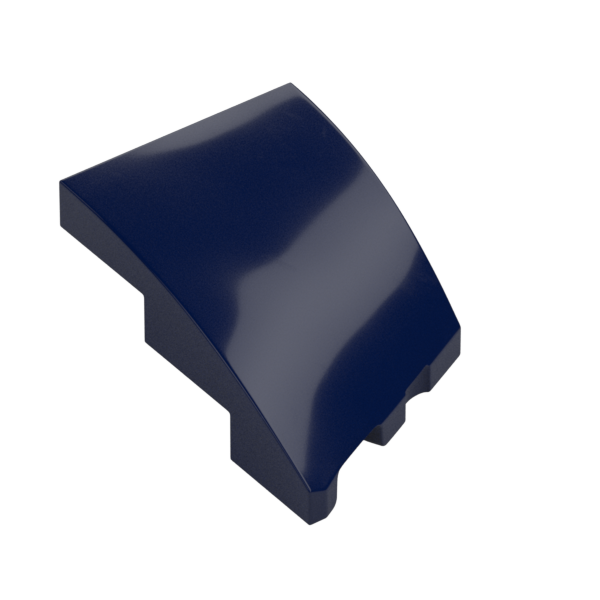 BRICK 2X3, OUTSIDE BOW, LEFT