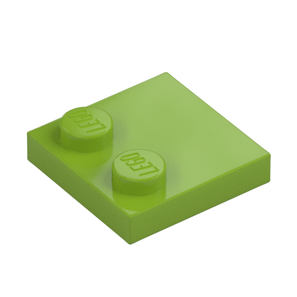 PLATE 2X2, W/ REDUCED KNOBS