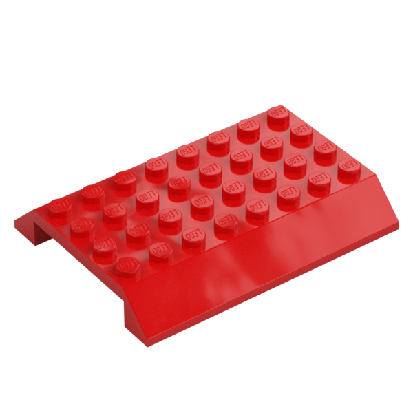 ROOF TILE 6X8, DEG. 45 W/ CUT OUT