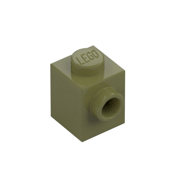 BRICK 1X1 W. 1 KNOB