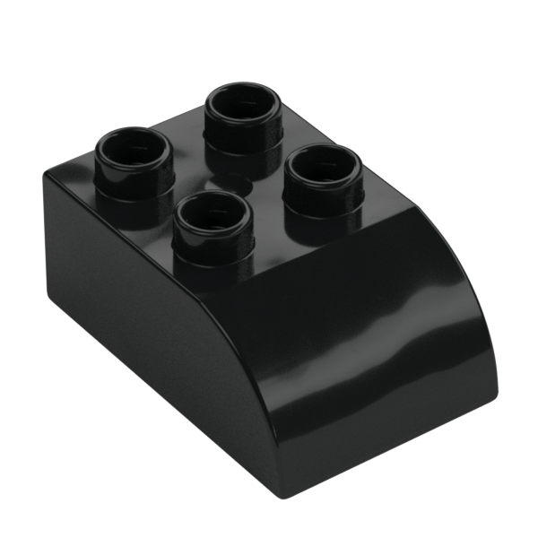DUPLO BRICK, BOW 2X3X1