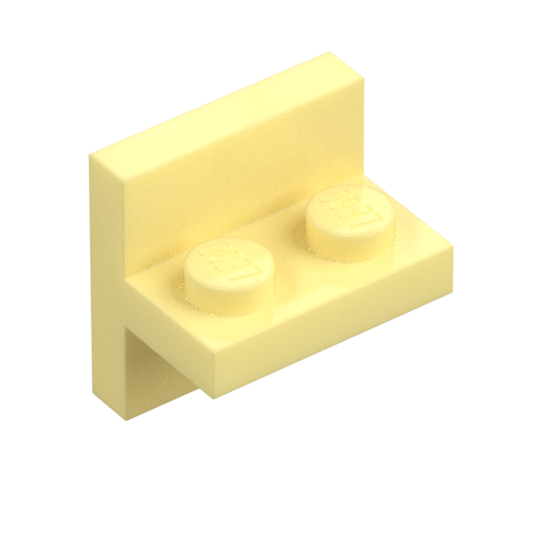 PLATE 1X2 W/ VERT. TUBE