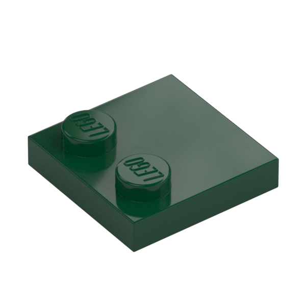 PLATE 2X2, W/ REDUCED KNOBS