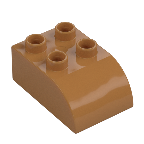 DUPLO BRICK, BOW 2X3X1
