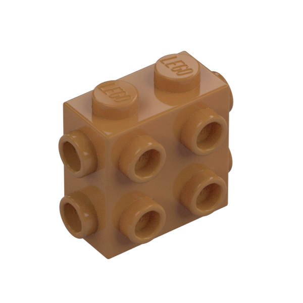 BRICK 1X2X1 2/3, W/ 8 KNOBS