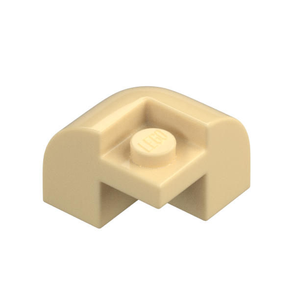 BRICK W/ BOW 2X2X1 1/3