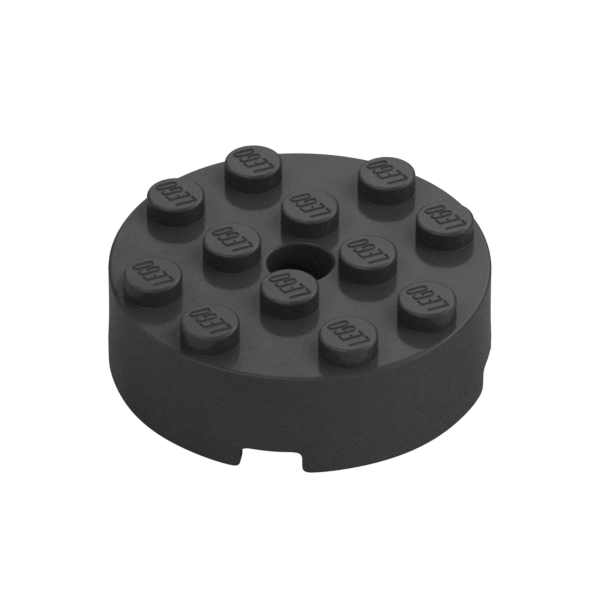 BRICK 4X4 ROUND W. Ø4.9 W. KL.