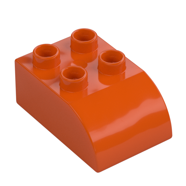 DUPLO BRICK, BOW 2X3X1