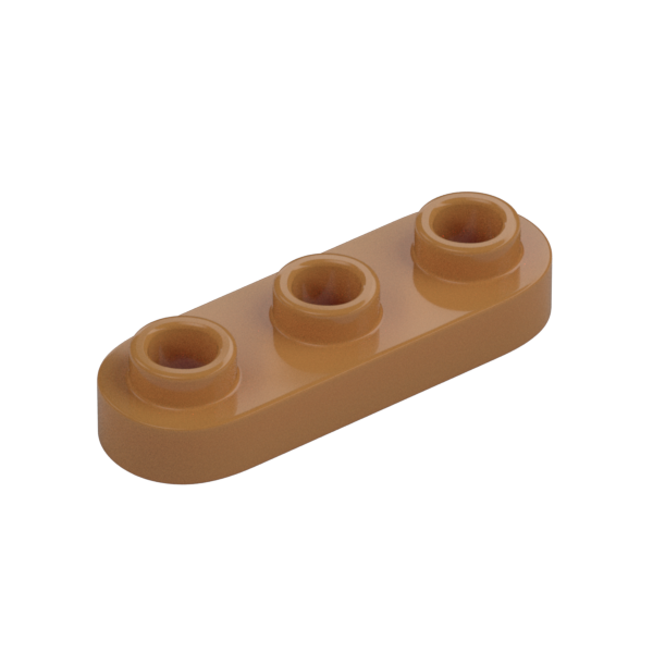PLATE 1X3, ROUNDED, NO. 1