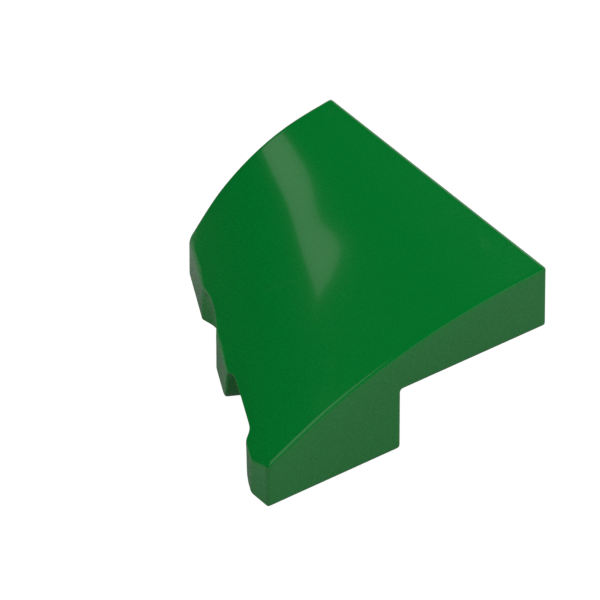 PLATE 2X2X2/3, HALF BOW W/ CUT, RIGHT