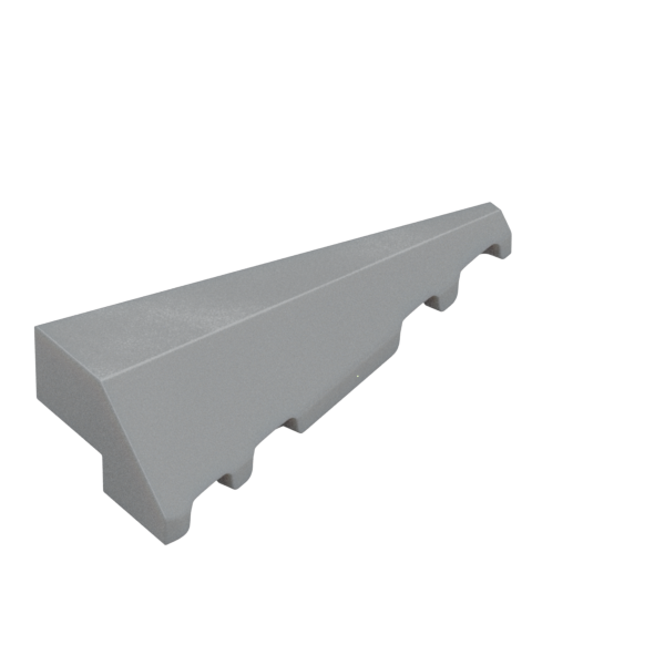 RIGHT ROOF TILE 2X5, 45 DEG.