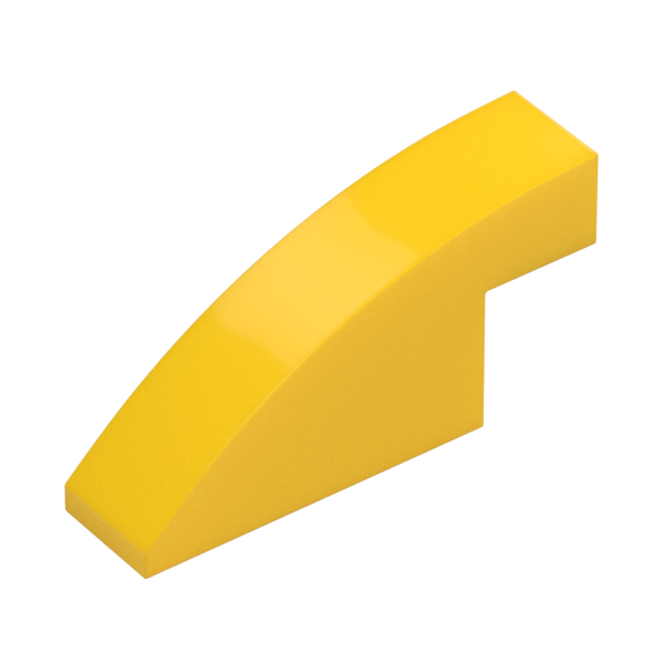 BRICK 1X4X1 2/3, OUTSIDE HALF BOW