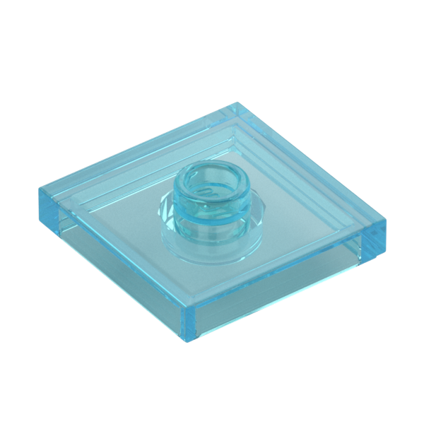 PLATE 2X2 W 1 KNOB