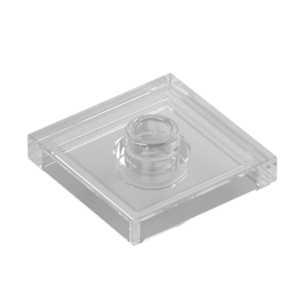 PLATE 2X2 W 1 KNOB