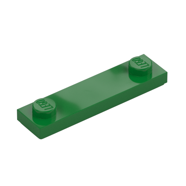 PLATE 1X4, W/ 2 KNOBS, NO. 2