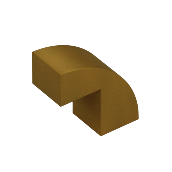 BRICK 1X2X1 2/3, BOW W/ CUTOUT, NO. 1