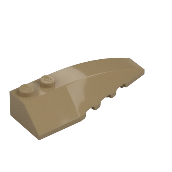 RIGHT SHELL 2X6 W/ BOW W/ ANGLE