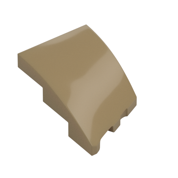 BRICK 2X3, OUTSIDE BOW, LEFT