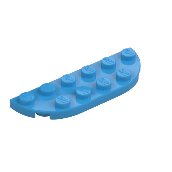 1/2 CIRCLE PLATE 2X6