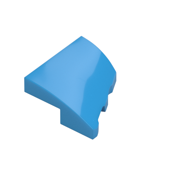 PLATE 2X2X2/3, HALF BOW, W/ CUT, LEFT
