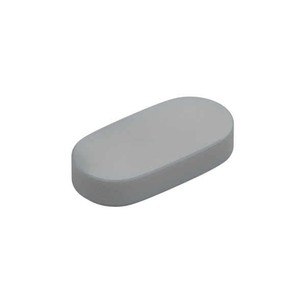 TILE 1X2, 1/2 CIRCLE