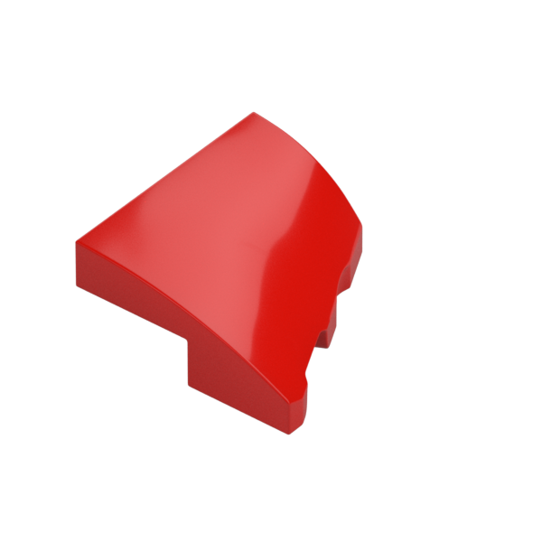 PLATE 2X2X2/3, HALF BOW, W/ CUT, LEFT