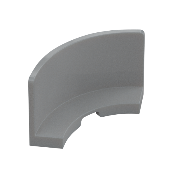 WALL 3X3X2, 1/4 CIRCLE