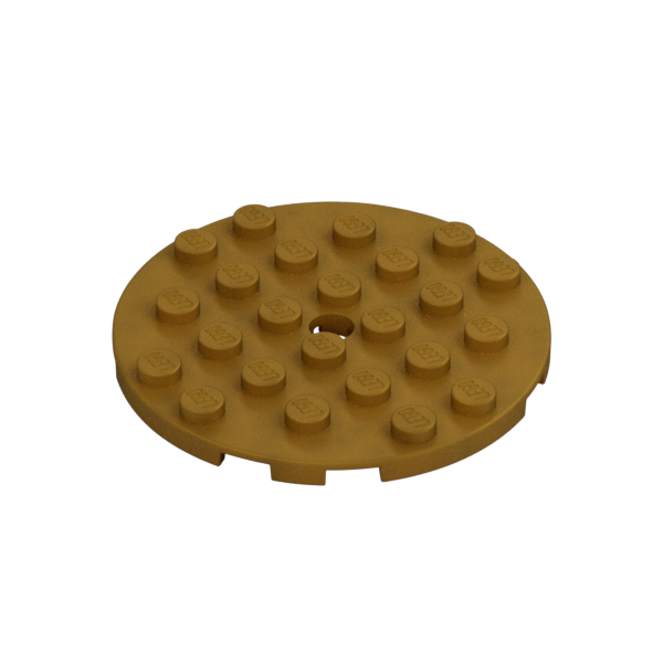 PLATE 6X6 ROUND WITH TUBE SNAP