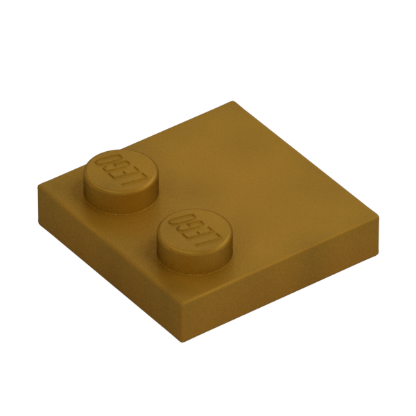 PLATE 2X2, W/ REDUCED KNOBS