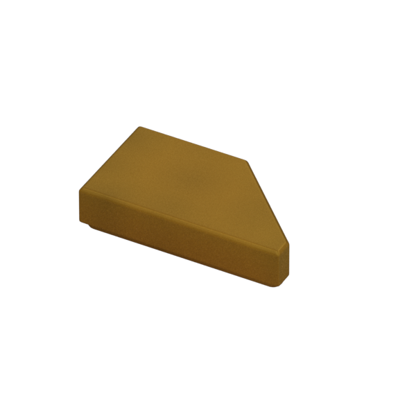 TILE 1X2, DEG. 45, CUT, LEFT