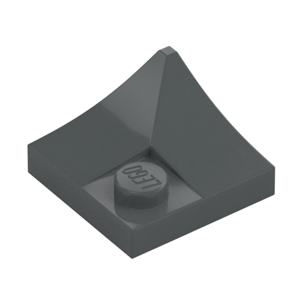 PLATE 2X2X2/3, BOW, INVERTED BOW