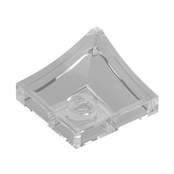 PLATE 2X2X2/3, BOW, INVERTED BOW