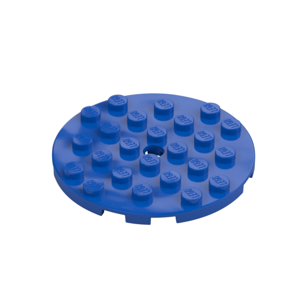 PLATE 6X6 ROUND WITH TUBE SNAP