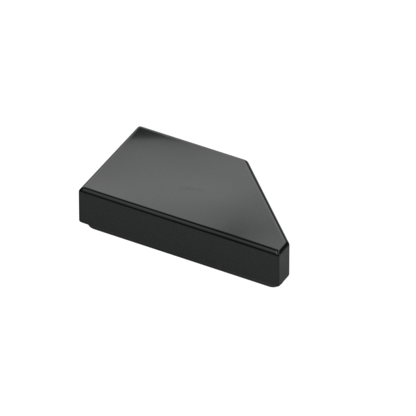 TILE 1X2, DEG. 45, CUT, LEFT