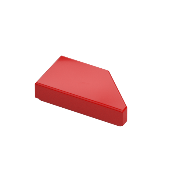 TILE 1X2, DEG. 45, CUT, LEFT