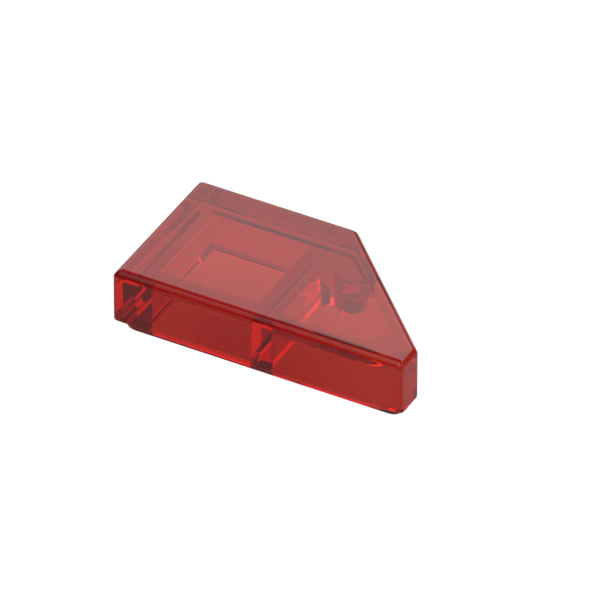 TILE 1X2, DEG. 45, CUT, LEFT