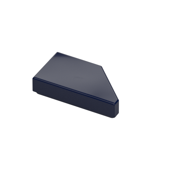 TILE 1X2, DEG. 45, CUT, LEFT