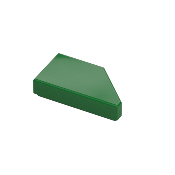 TILE 1X2, DEG. 45, CUT, LEFT