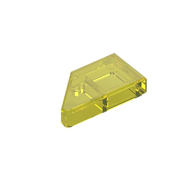 TILE 1X2, DEG. 45, CUT, RIGHT