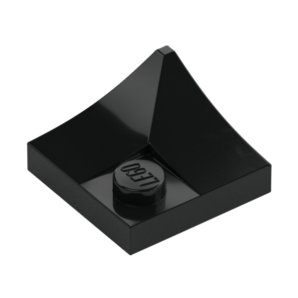 PLATE 2X2X2/3, BOW, INVERTED BOW