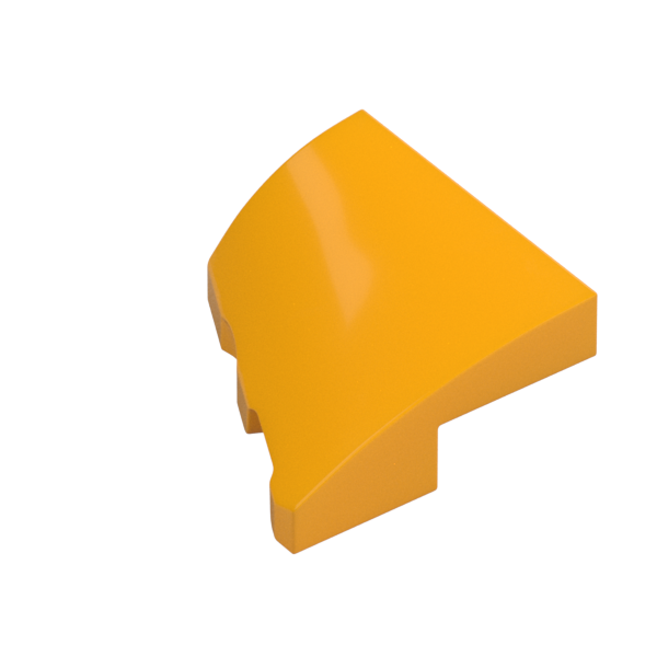PLATE 2X2X2/3, HALF BOW W/ CUT, RIGHT
