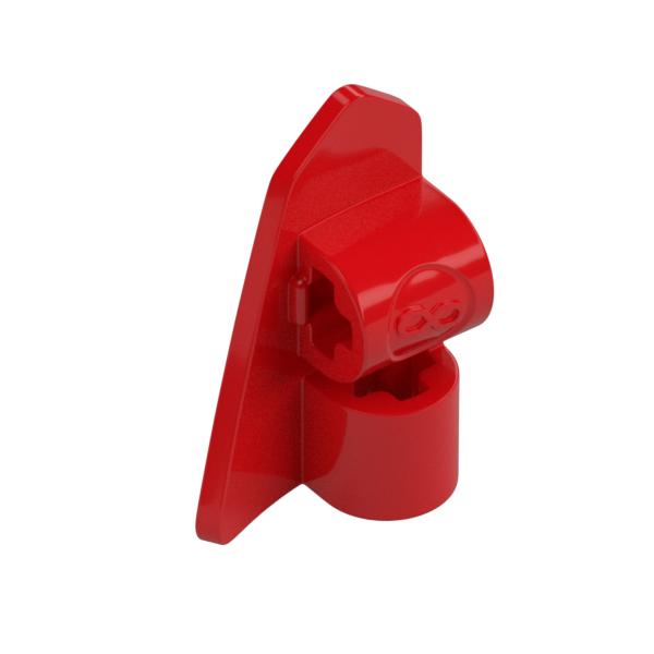 RIGHT BASE PLATE 2X3, W/ CROSS HOLE