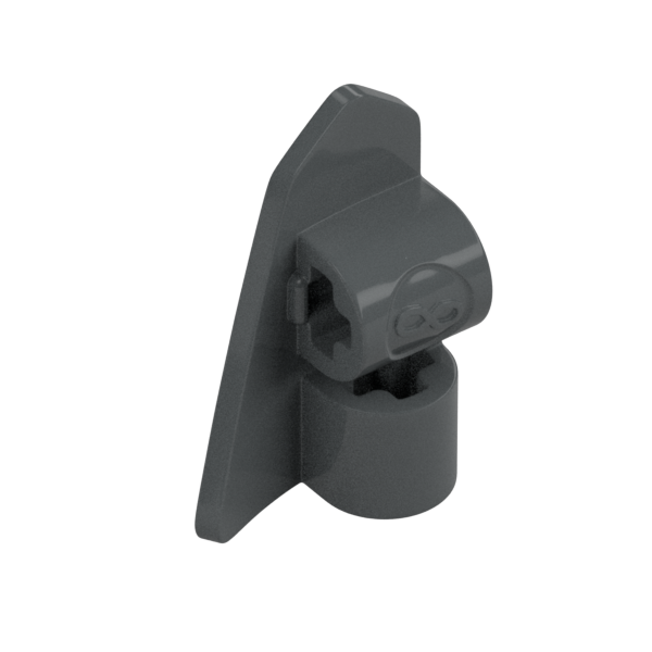 RIGHT BASE PLATE 2X3, W/ CROSS HOLE