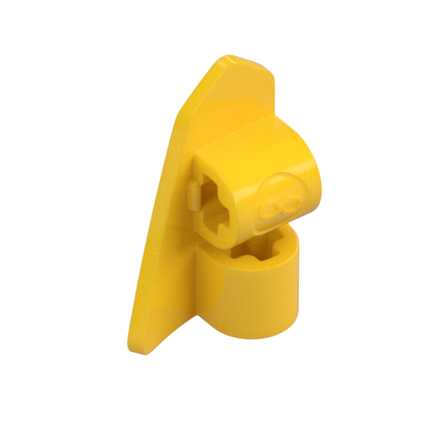 RIGHT BASE PLATE 2X3, W/ CROSS HOLE