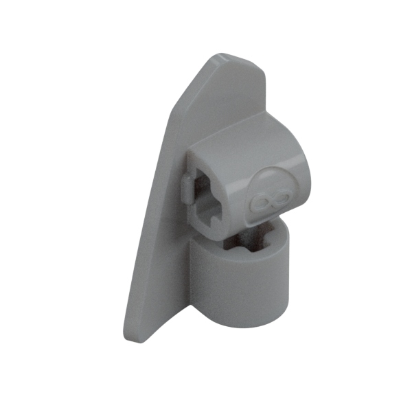 RIGHT BASE PLATE 2X3, W/ CROSS HOLE