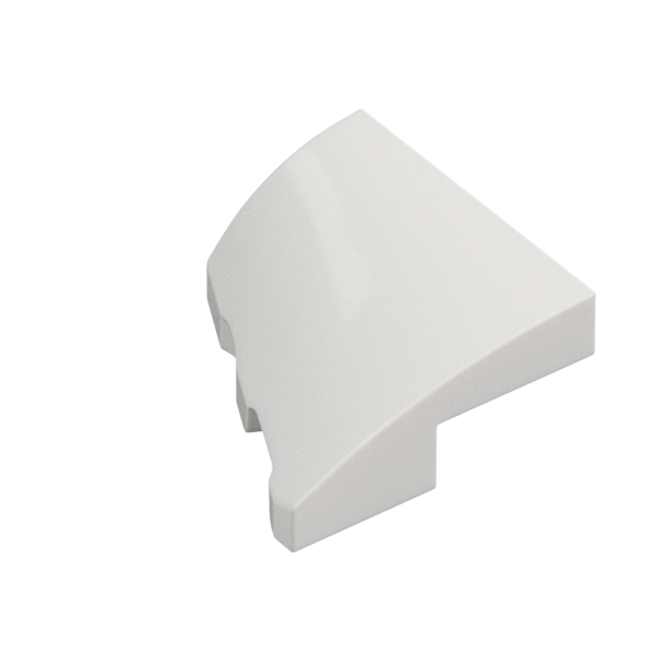 PLATE 2X2X2/3, HALF BOW W/ CUT, RIGHT