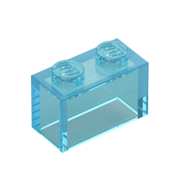BRICK 1X2 W/O PIN