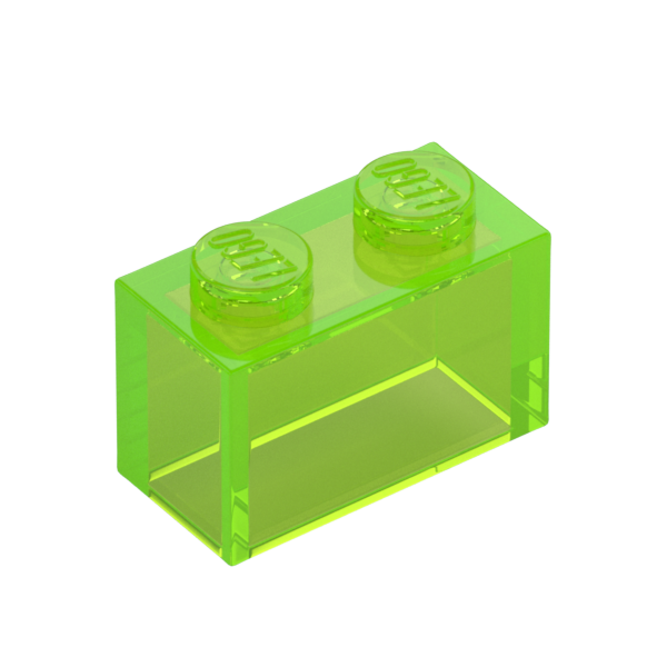 BRICK 1X2 W/O PIN