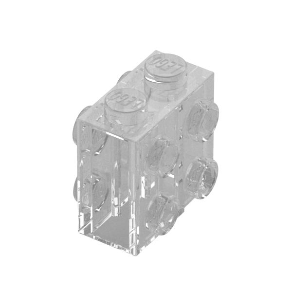 BRICK 1X2X2, W/ 8 KNOBS