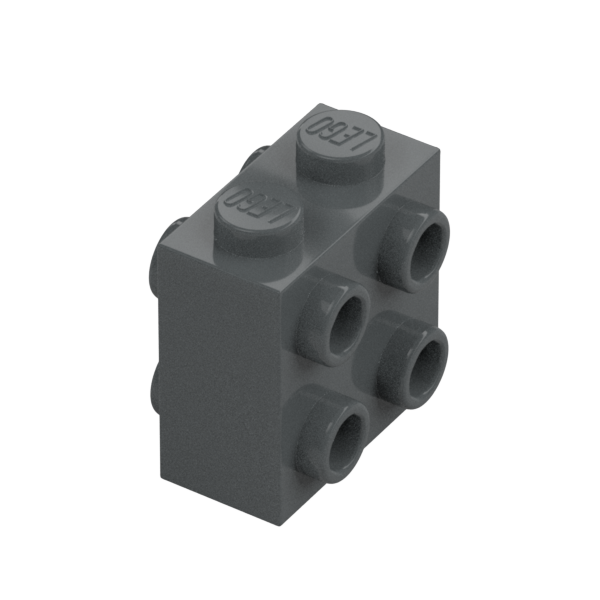 BRICK 1X2X2, W/ 8 KNOBS